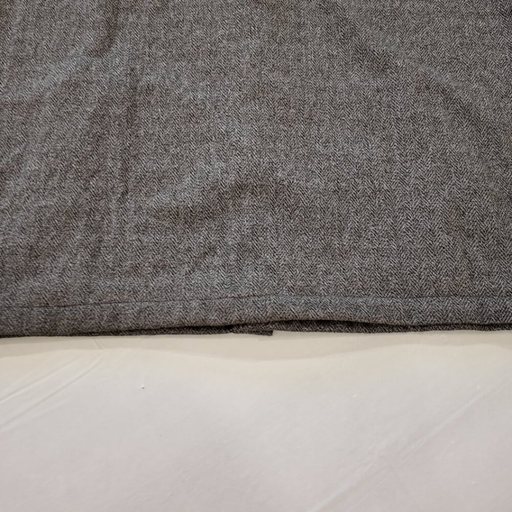 Bonobos | Grey Herringbone Sweater Overshirt | Size Large - Picture 7 of 10